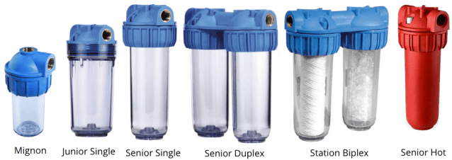 Cartouche SX anti-boue nettoyable 50 microns filtre à eau type SENIOR -  Jetly